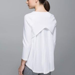 Lululemon Pleat On Long Sleeve
